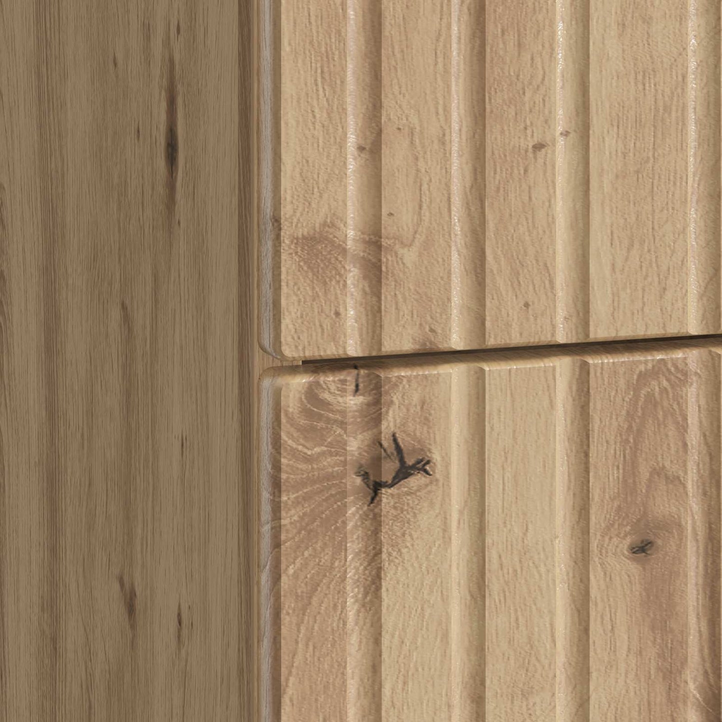 Nattbordskap Artisan eik 43x 41 x 66,5 cm Konstruert tre