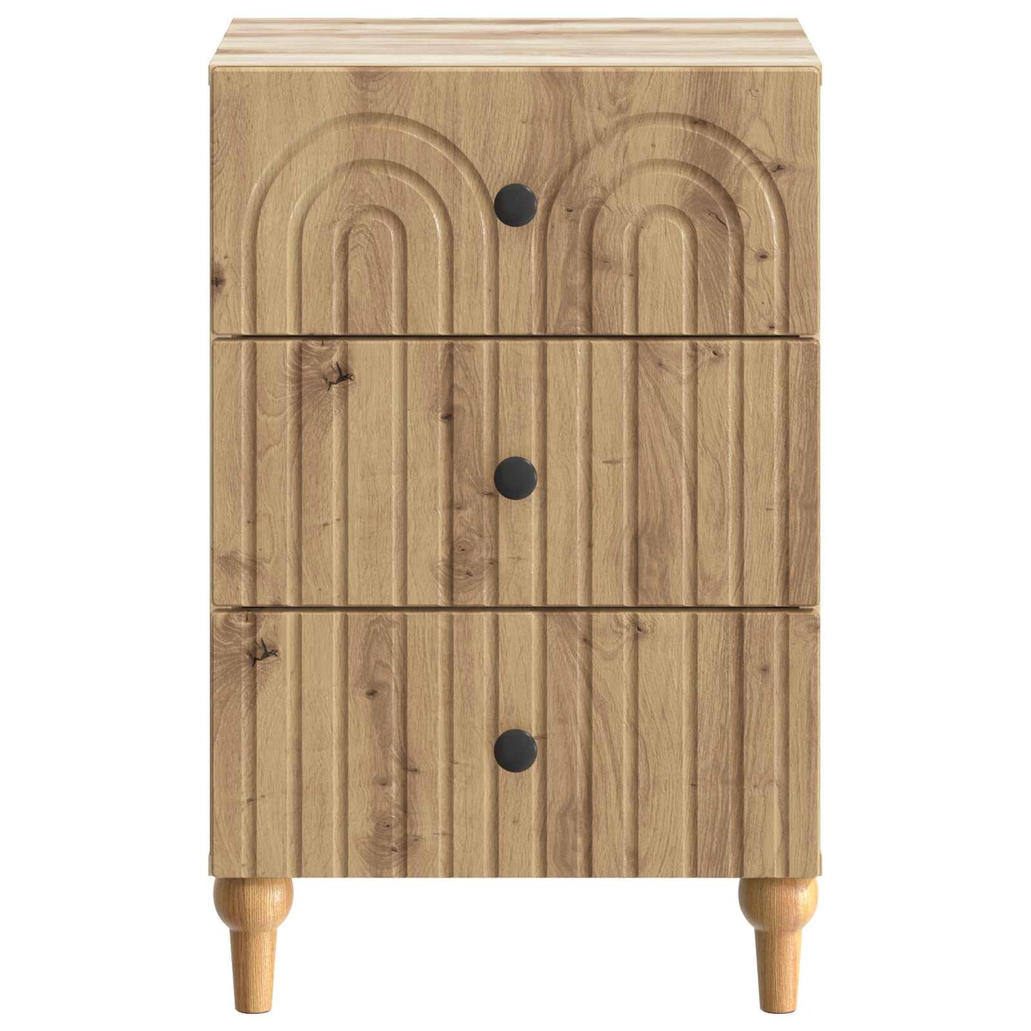 Nattbordskap Artisan eik 43x 41 x 66,5 cm Konstruert tre