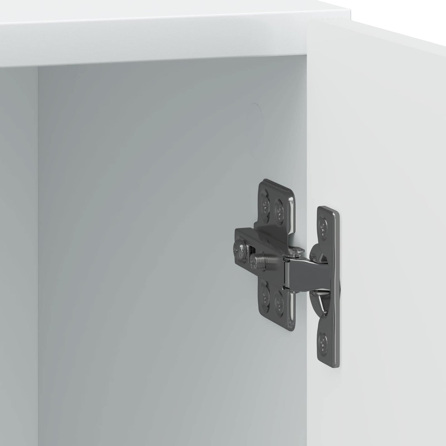 Nattbordskap Hvit 43 x 34,5 x 50 cm Konstruert tre