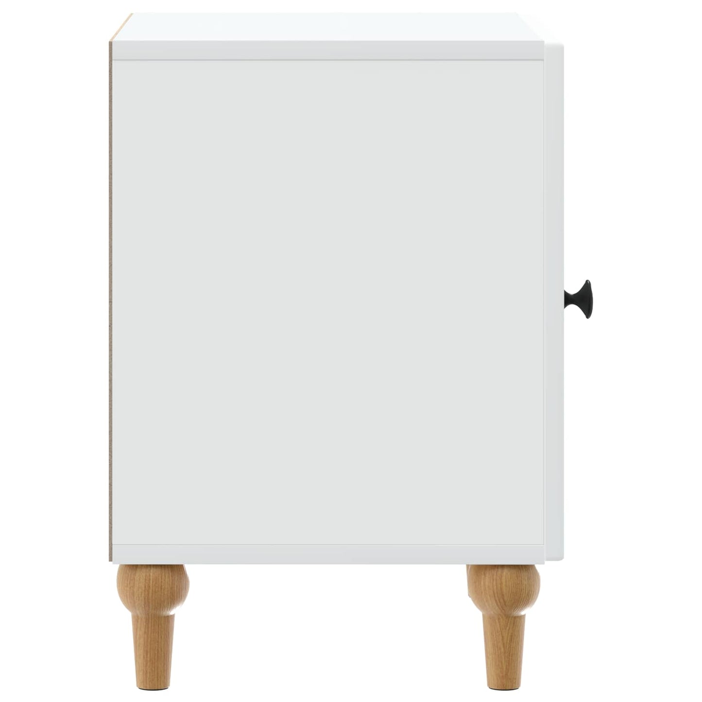 Nattbordskap Hvit 43 x 34,5 x 50 cm Konstruert tre