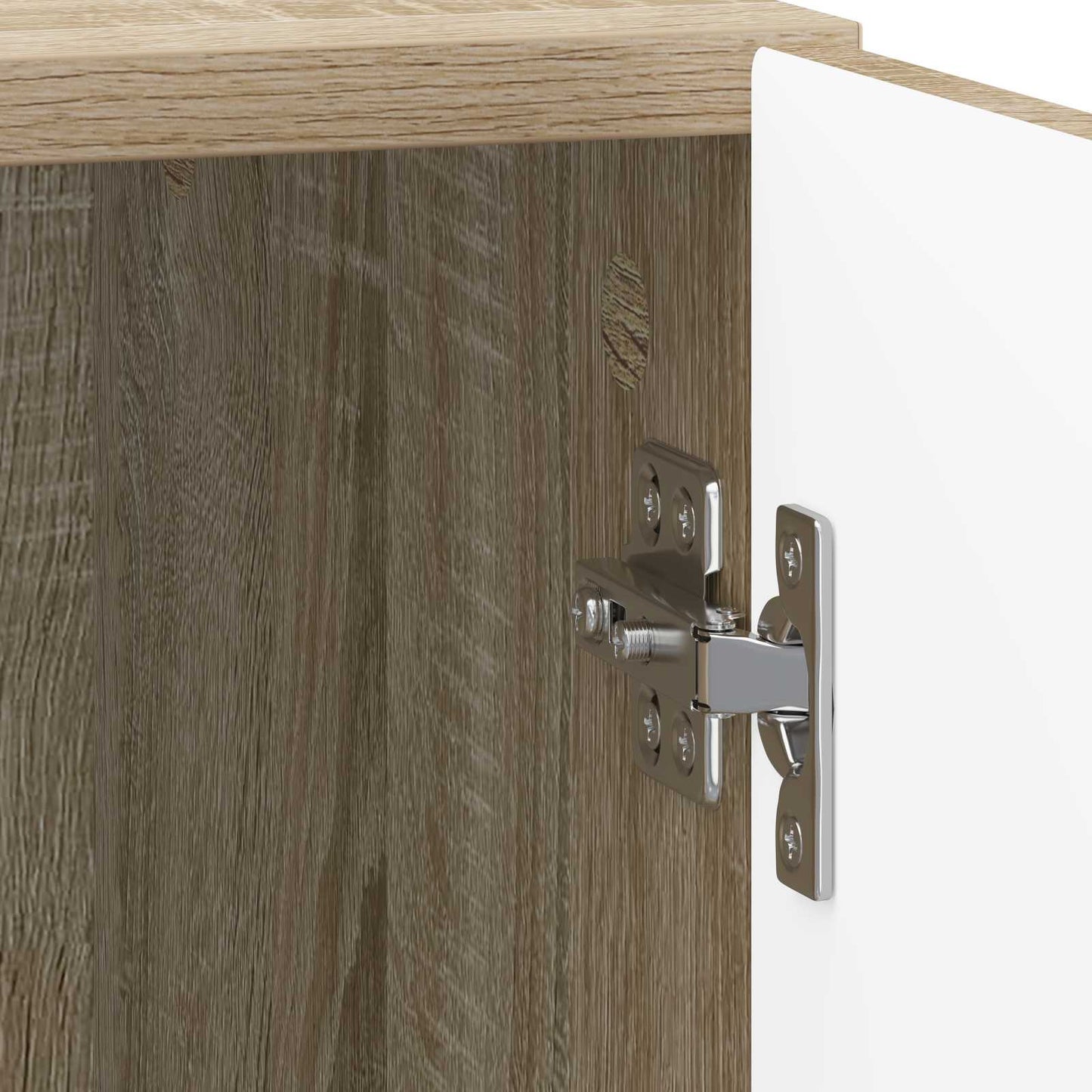 Nattbordskap 2 pcs Sonoma eik 43 x 34,5 x 50 cm Konstruert tre