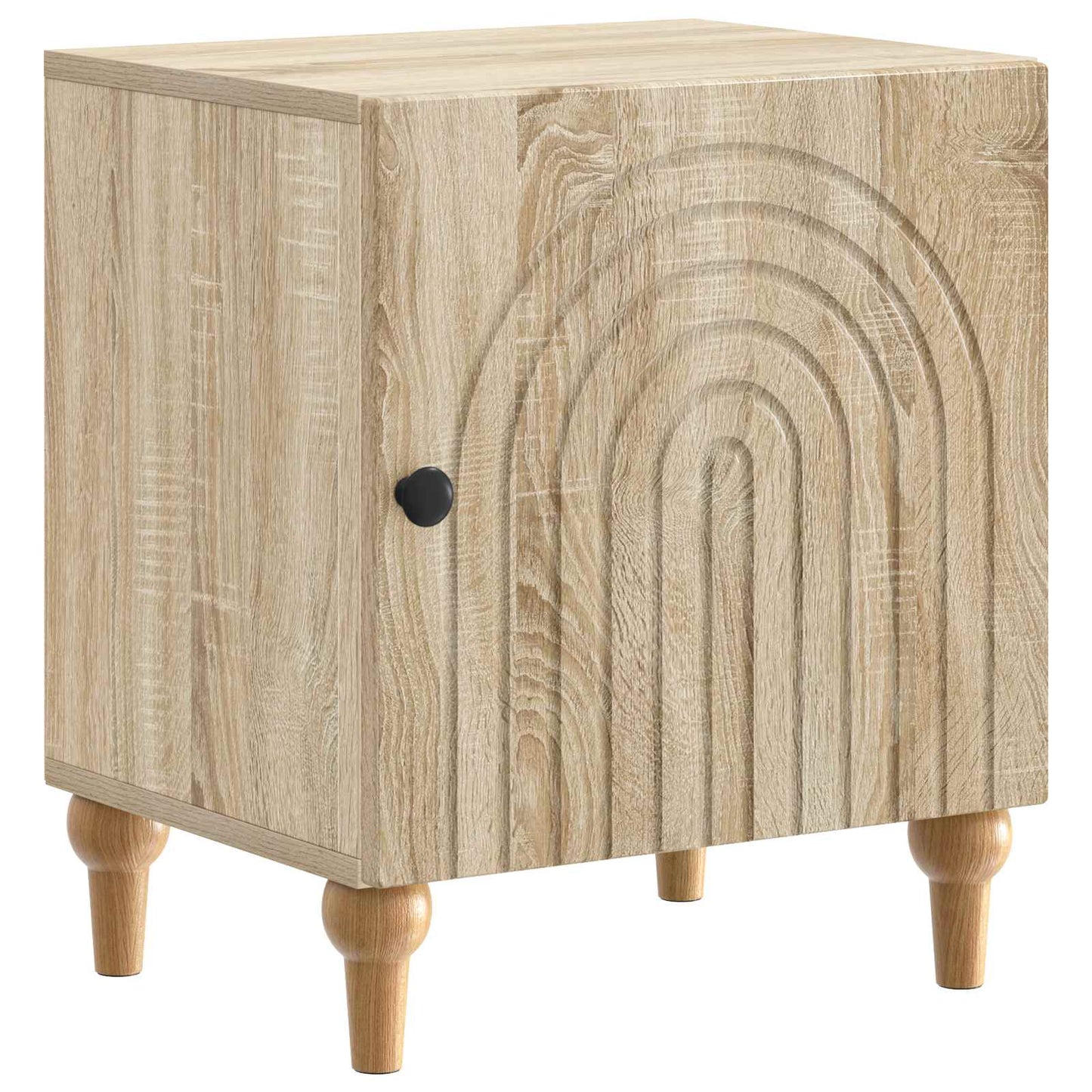 Nattbordskap 2 pcs Sonoma eik 43 x 34,5 x 50 cm Konstruert tre