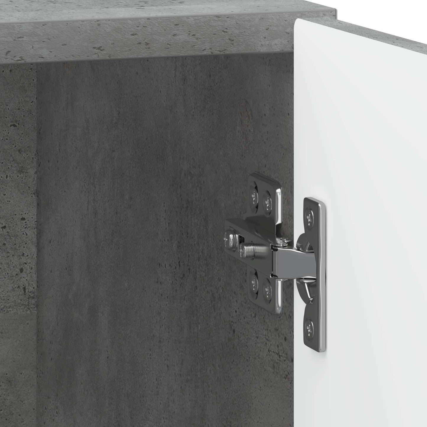 Nattbordskap 2 pcs Betonggrå 43 x 34,5 x 50 cm Konstruert tre