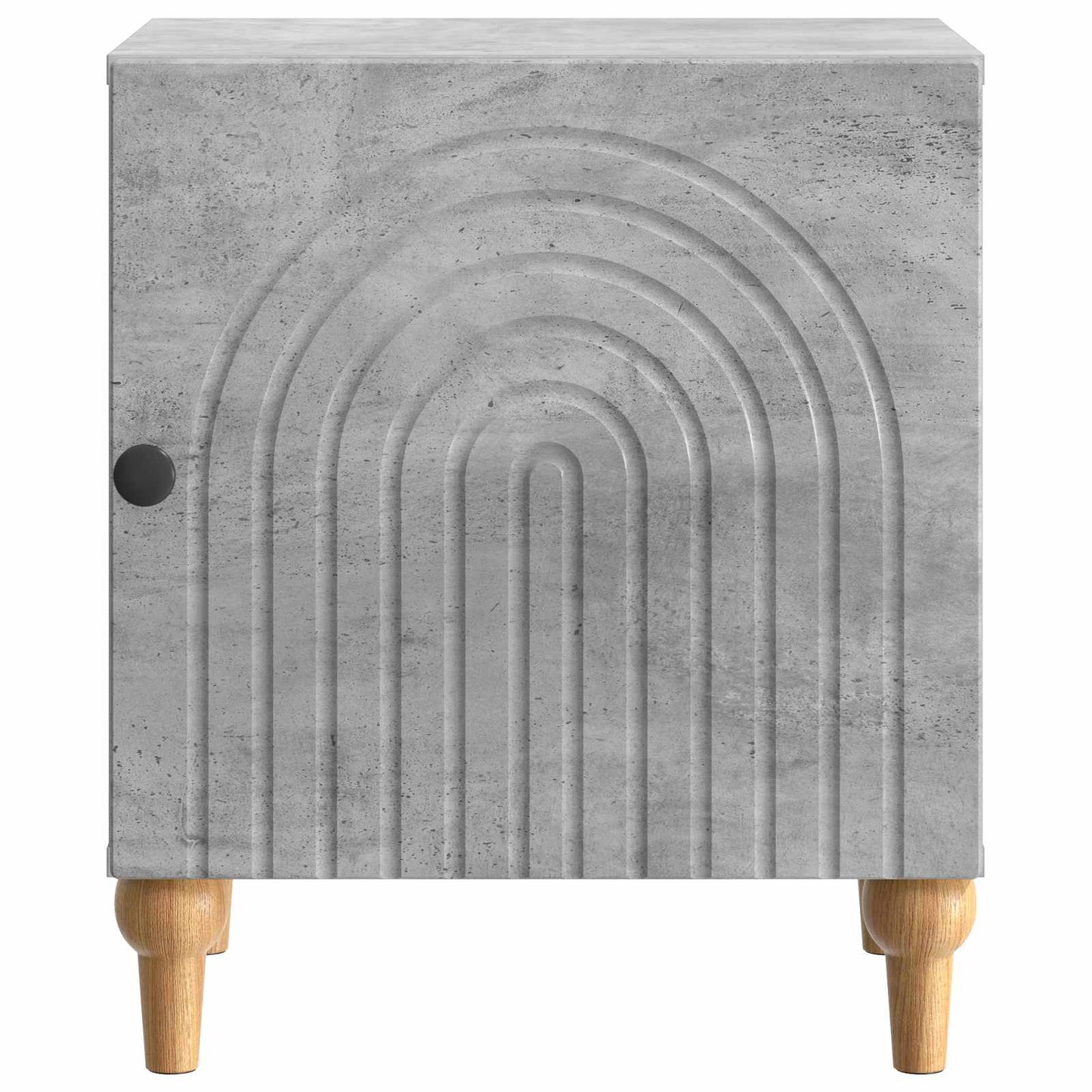 Nattbordskap 2 pcs Betonggrå 43 x 34,5 x 50 cm Konstruert tre
