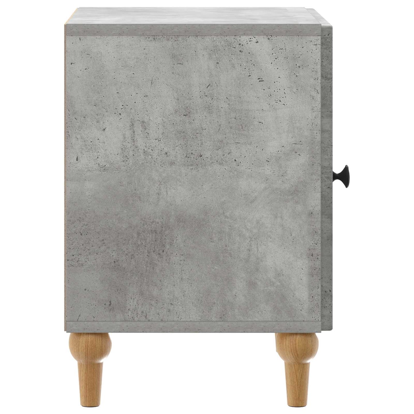 Nattbordskap 2 pcs Betonggrå 43 x 34,5 x 50 cm Konstruert tre
