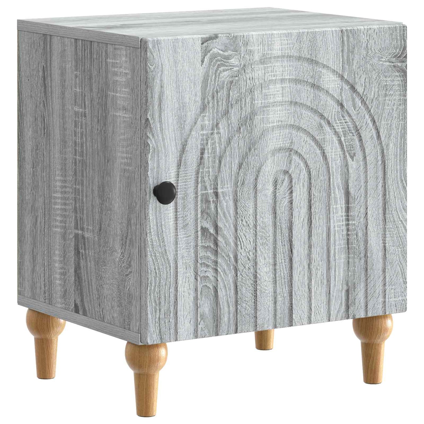 Nattbordskap 2 pcs Grå sonoma 43 x 34,5 x 50 cm Konstruert tre