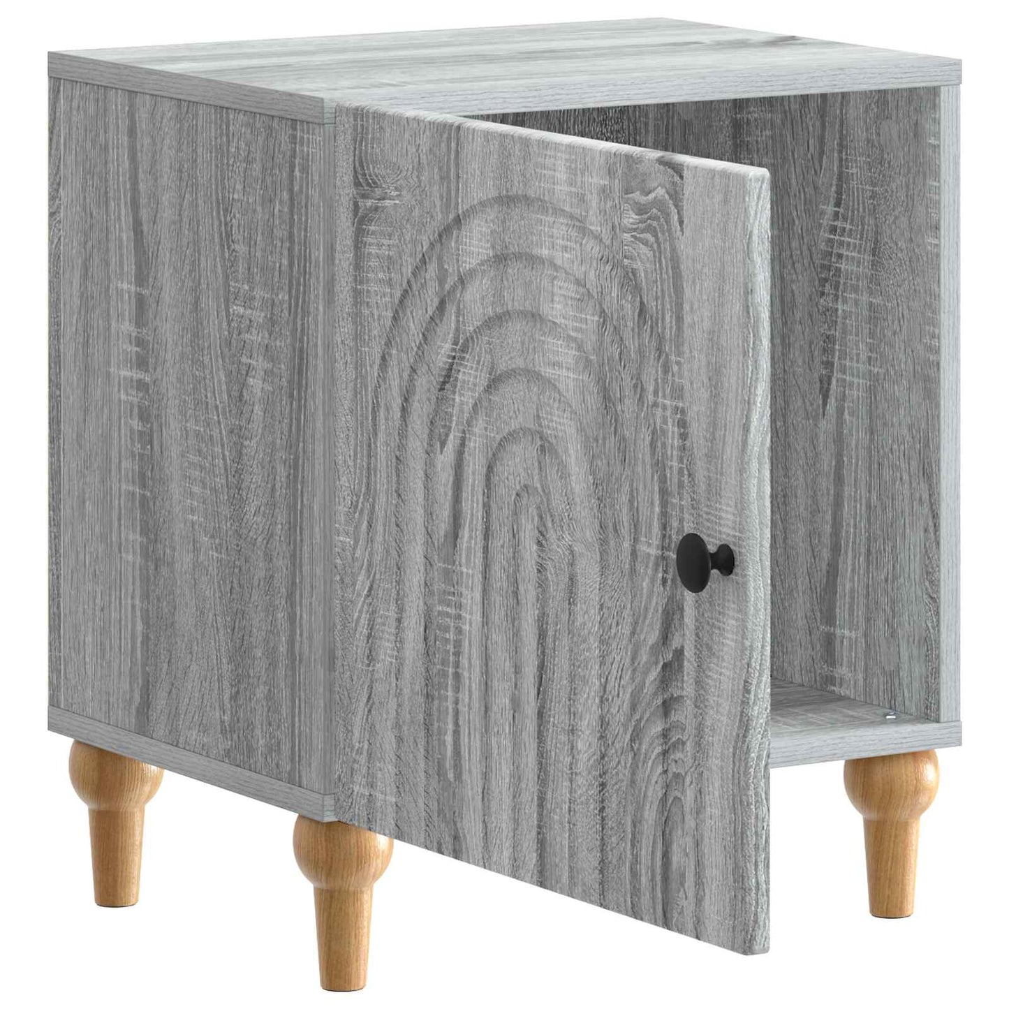 Nattbordskap 2 pcs Grå sonoma 43 x 34,5 x 50 cm Konstruert tre