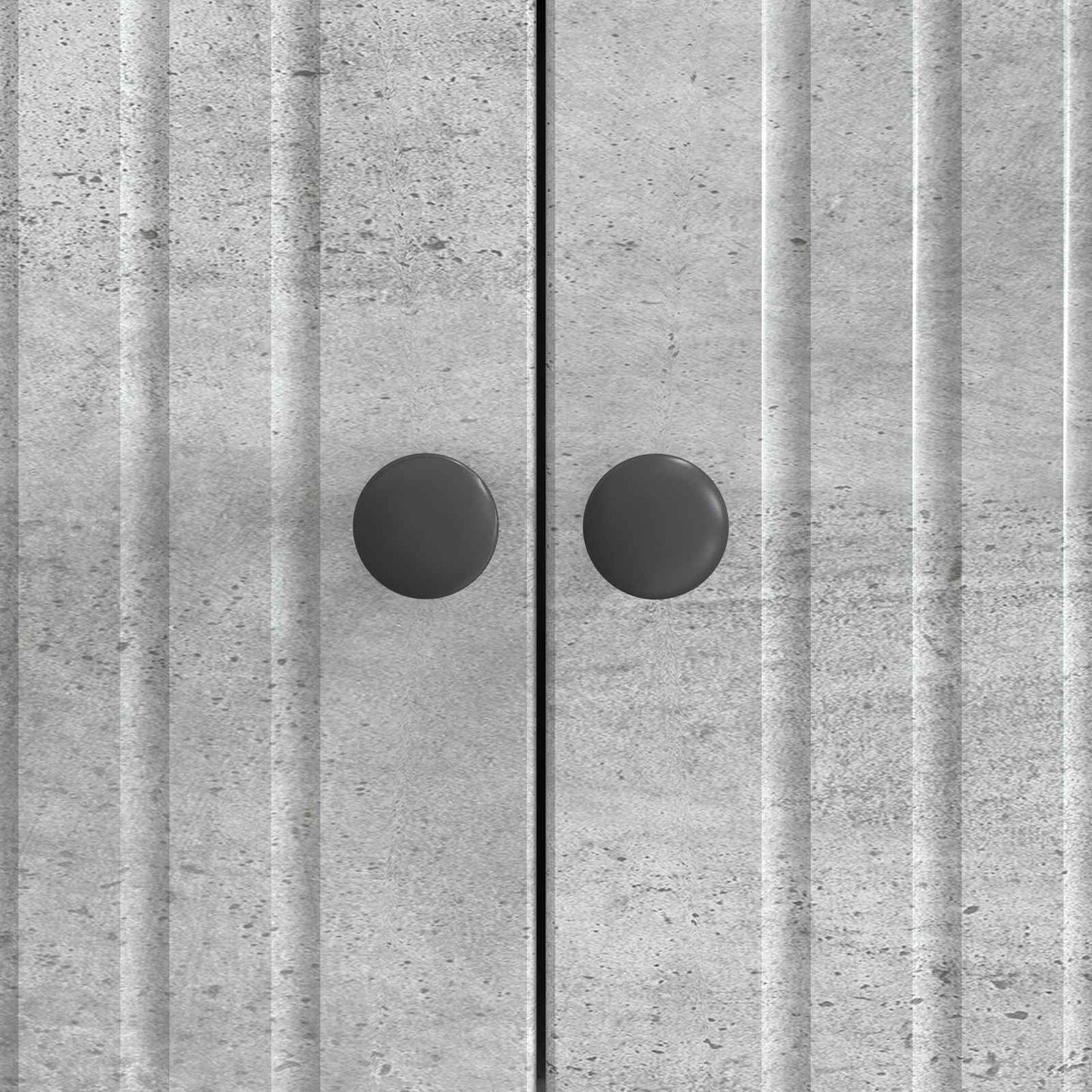 Serviesskap Betonggrå 66 x 34,5 x 90 cm Konstruert tre