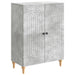 Serviesskap Betonggrå 66 x 34,5 x 90 cm Konstruert tre