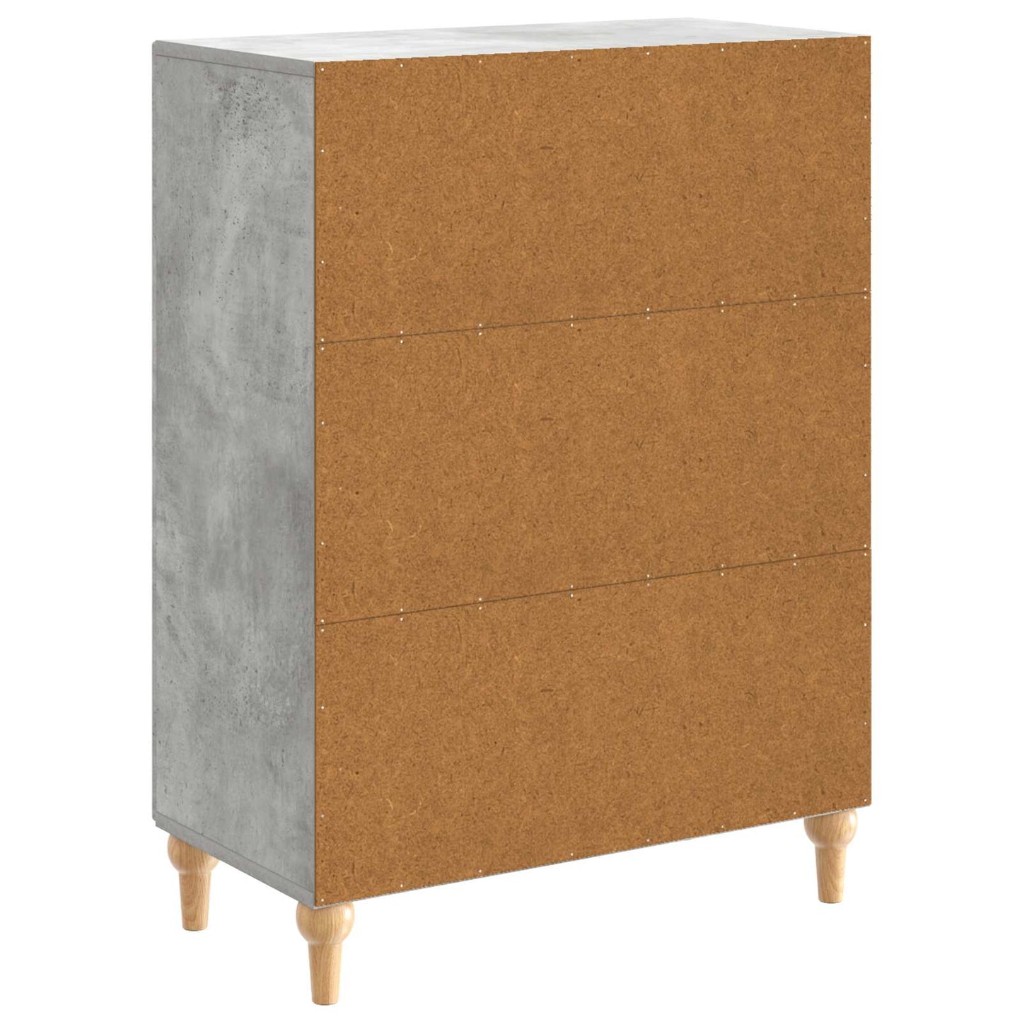 Serviesskap Betonggrå 66 x 34,5 x 90 cm Konstruert tre