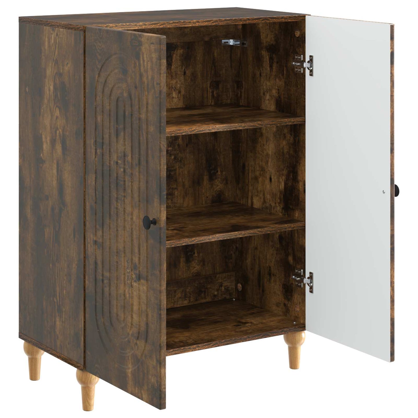 Serviesskap Røkt Eik 66 x 34,5 x 90 cm Konstruert tre