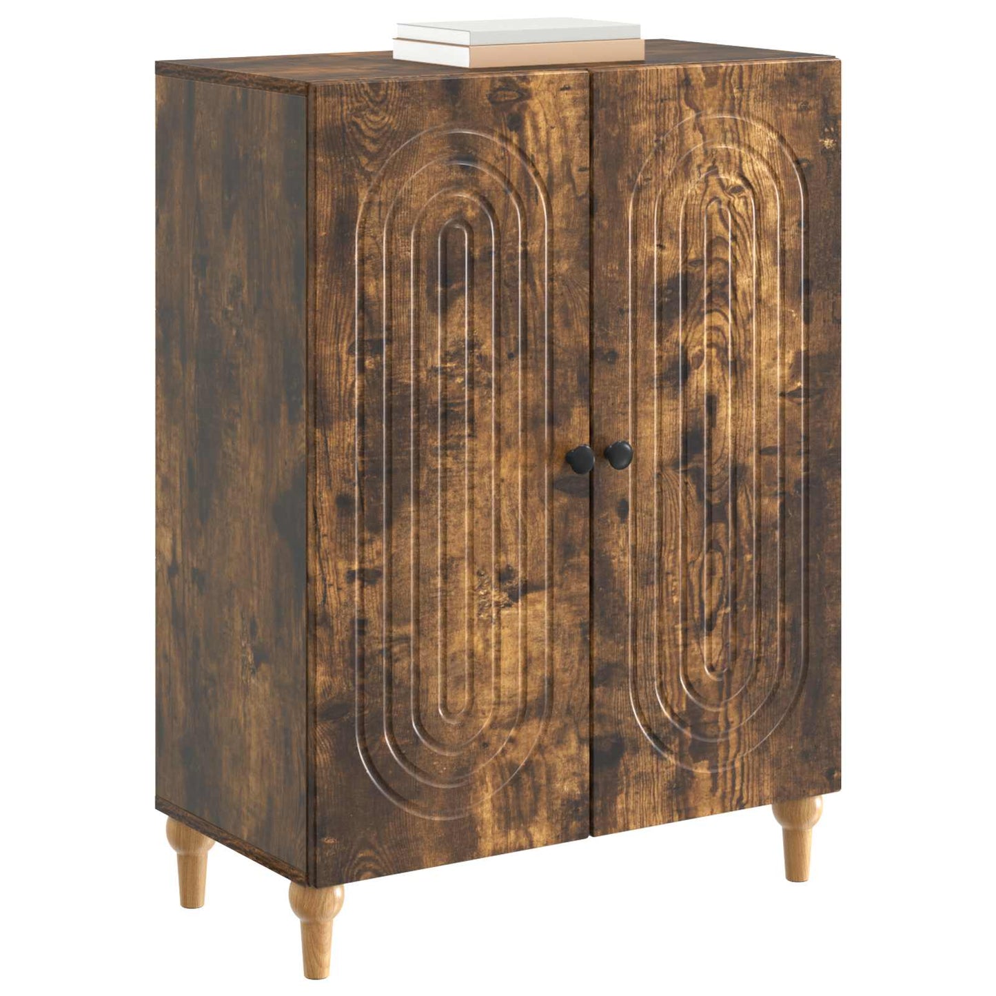 Serviesskap Røkt Eik 66 x 34,5 x 90 cm Konstruert tre
