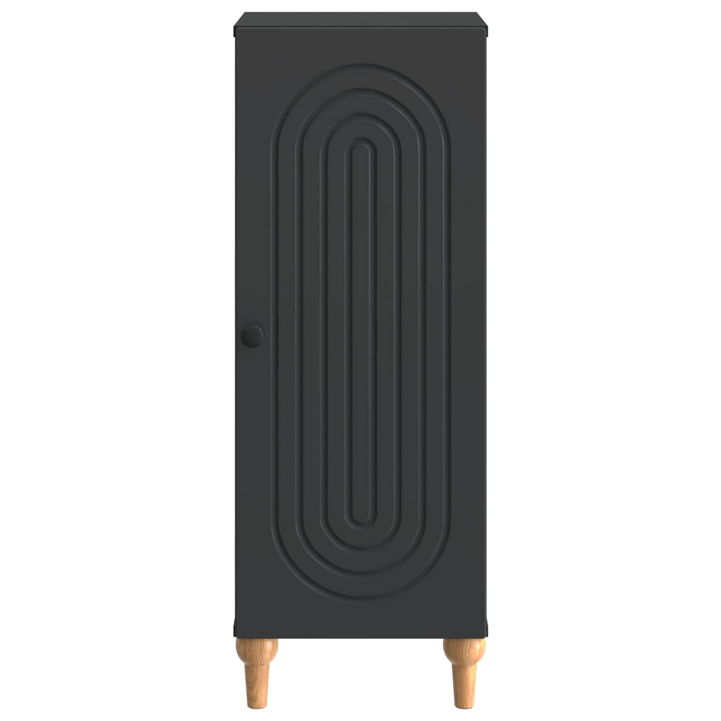 Serviesskap Svart 33 x 34,5 x 90 cm Konstruert tre