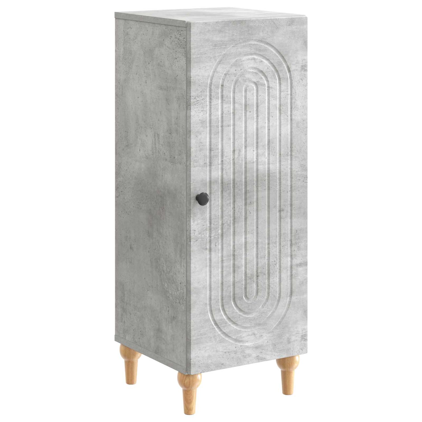 Serviesskap Betonggrå 33 x 34,5 x 90 cm Konstruert tre