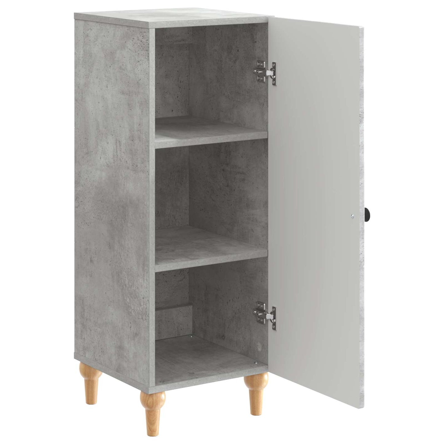 Serviesskap Betonggrå 33 x 34,5 x 90 cm Konstruert tre