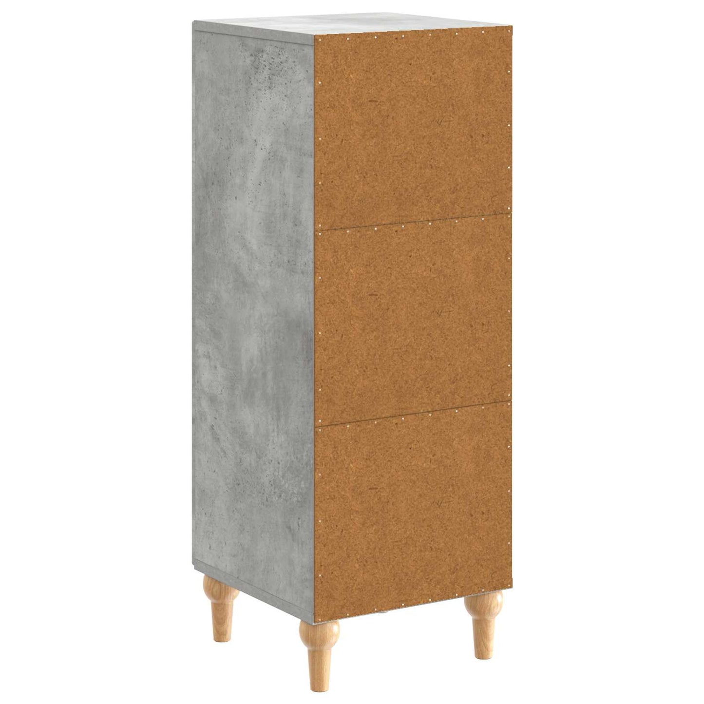 Serviesskap Betonggrå 33 x 34,5 x 90 cm Konstruert tre