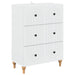 Skuffeskap Hvit 66 x 34,5 x 90 cm Konstruert tre