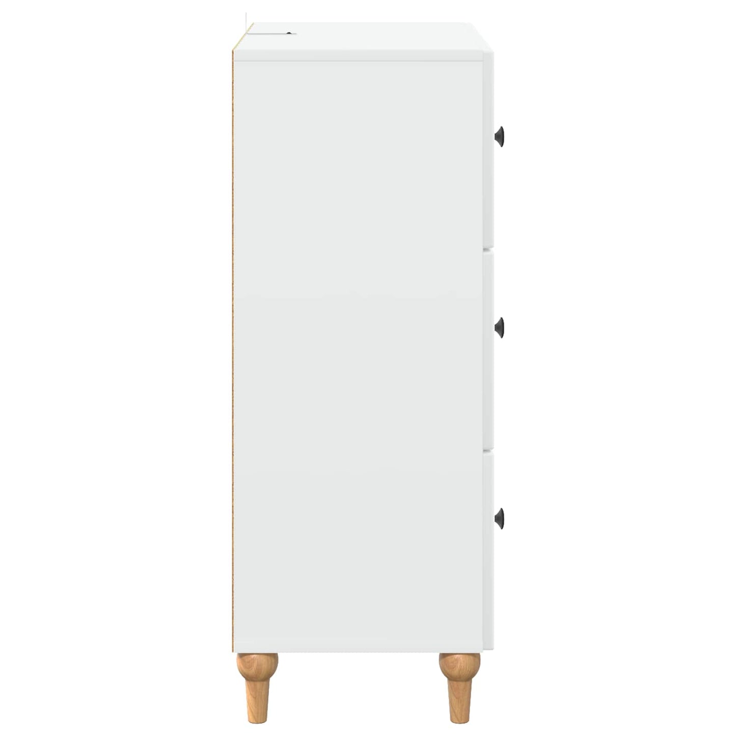 Skuffeskap Hvit 66 x 34,5 x 90 cm Konstruert tre
