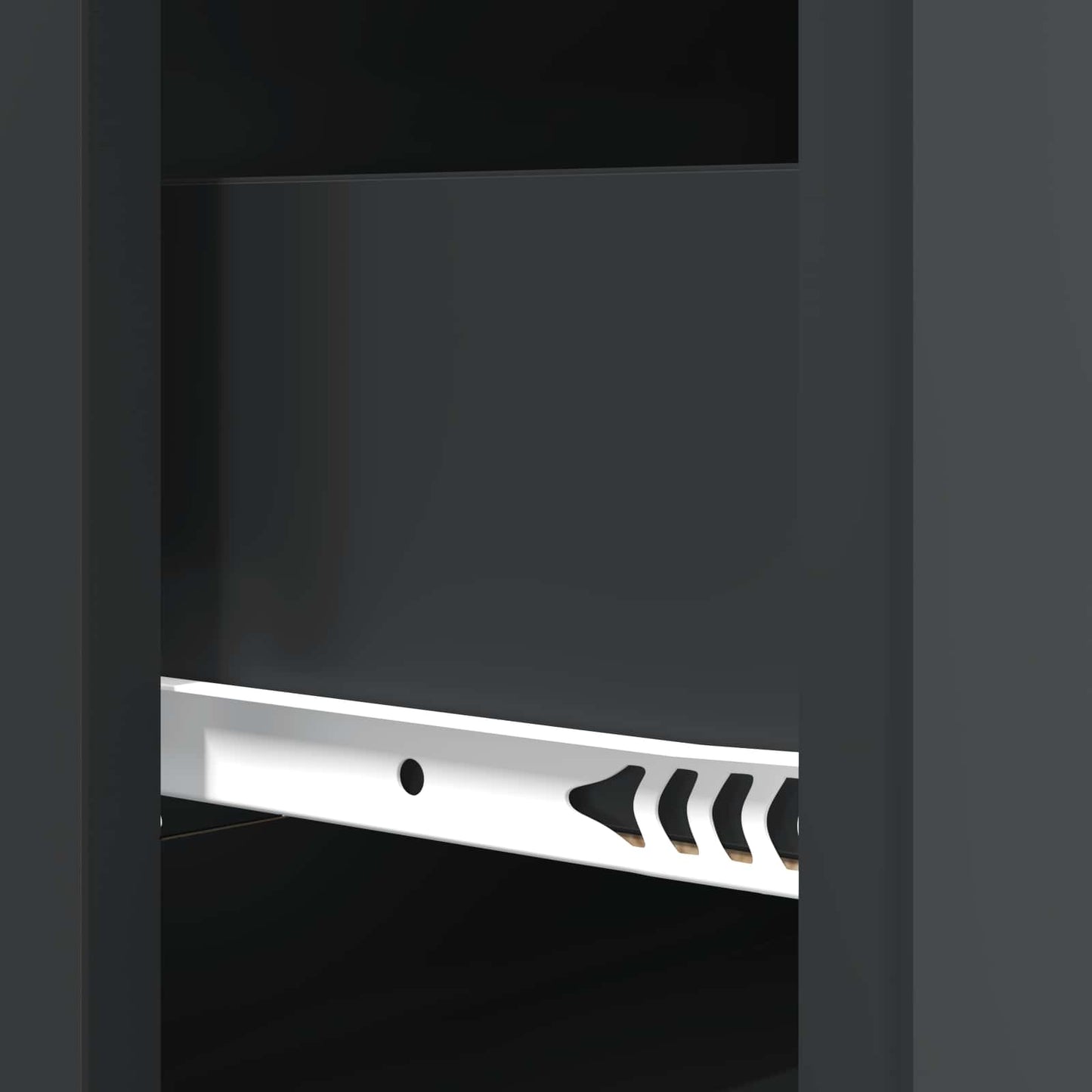 Skuffeskap Svart 66 x 34,5 x 90 cm Konstruert tre
