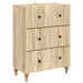 Skuffeskap Sonoma eik 66 x 34,5 x 90 cm Konstruert tre