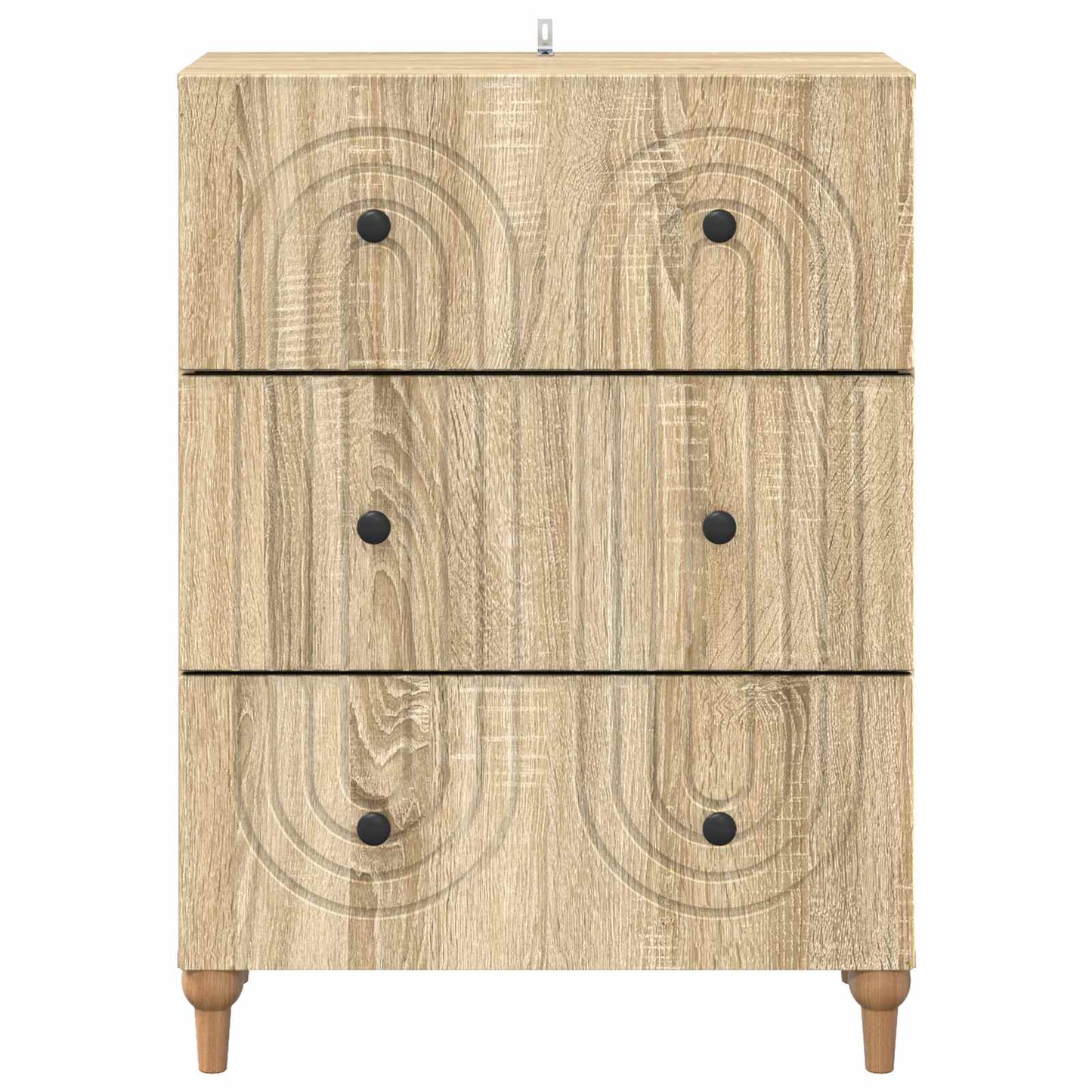 Skuffeskap Sonoma eik 66 x 34,5 x 90 cm Konstruert tre