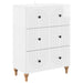 Skuffeskap Høgglans hvit 66 x 34,5 x 90 cm Konstruert tre
