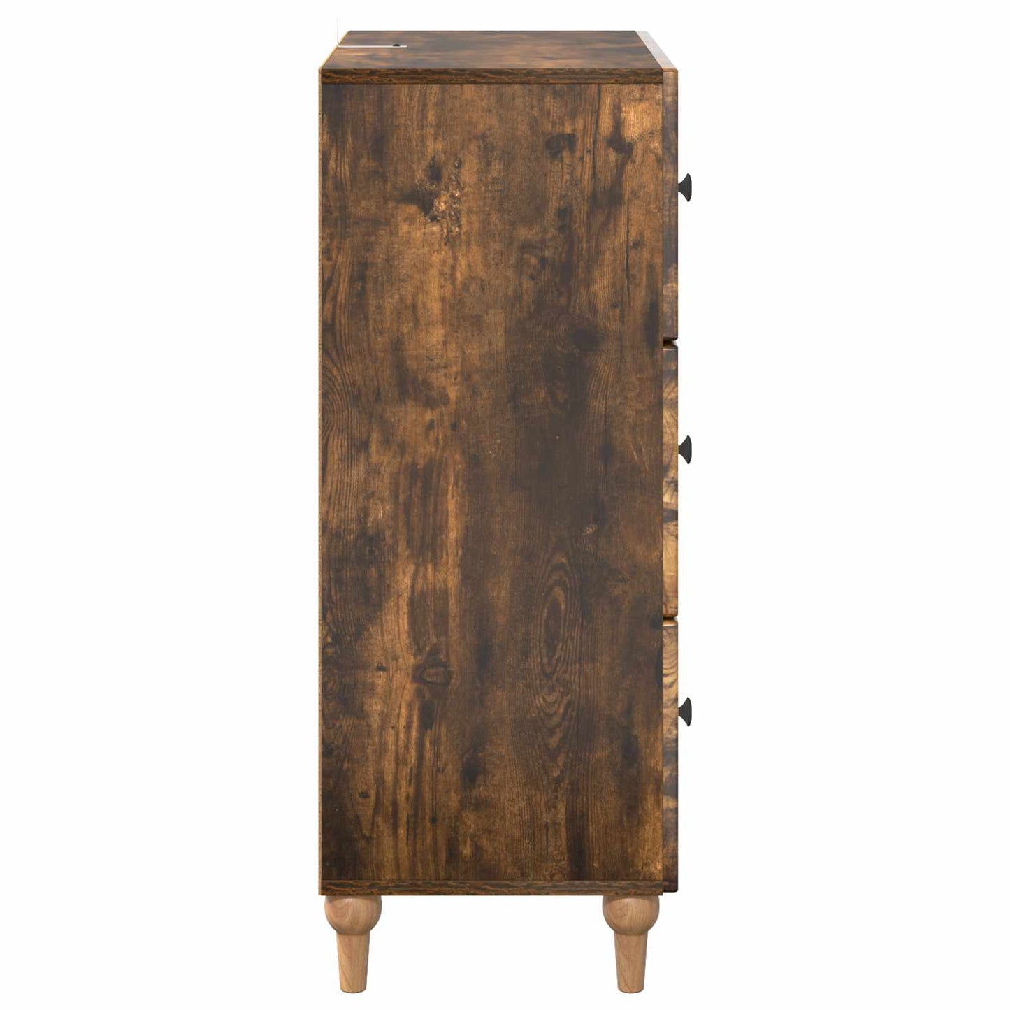 Skuffeskap Røkt Eik 66 x 34,5 x 90 cm Konstruert tre