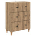 Skuffeskap Artisan eik 66 x 34,5 x 90 cm Konstruert tre