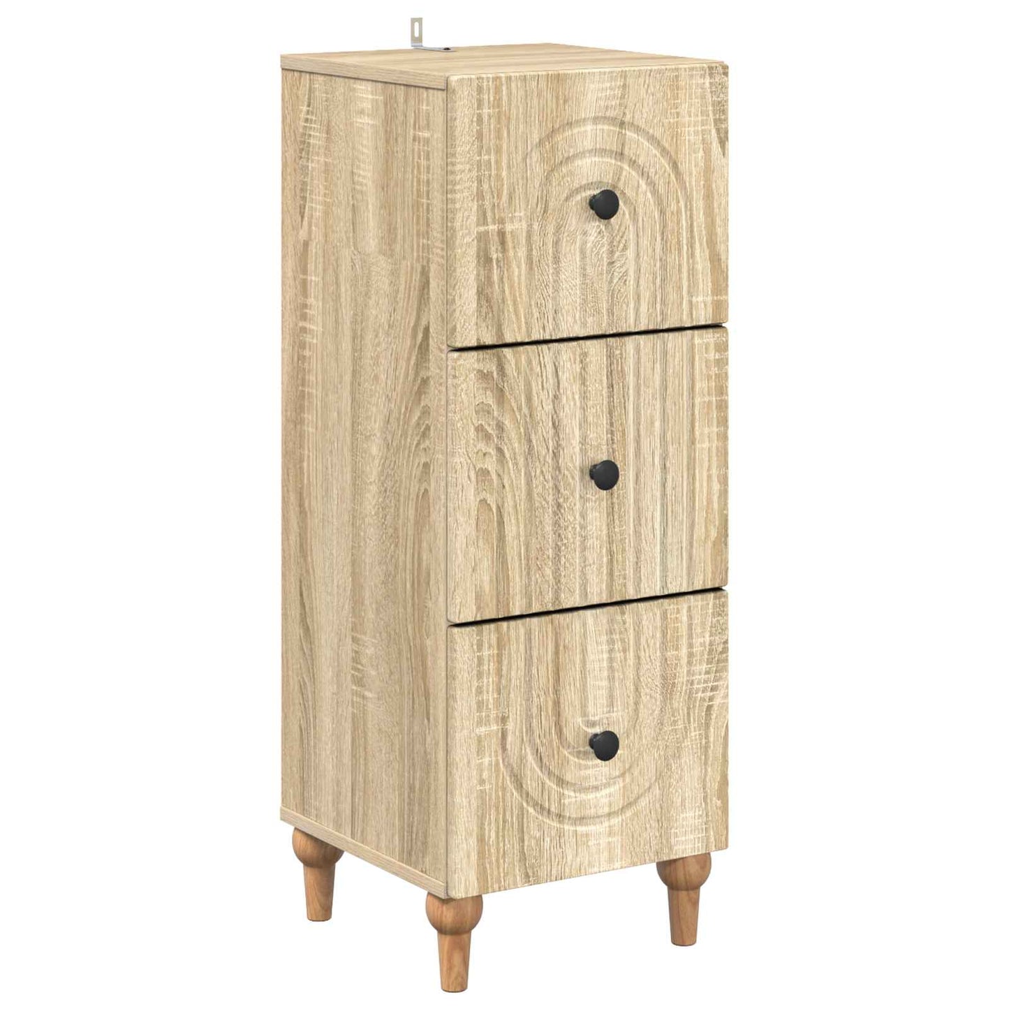 Skuffeskap Sonoma eik 33 x 34,5 x 90 cm Konstruert tre
