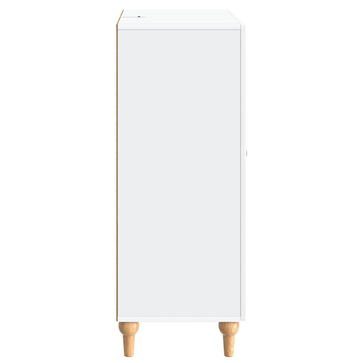 Serviesskap med skuff Hvit 66 x 34,5 x 90 cm Konstruert tre