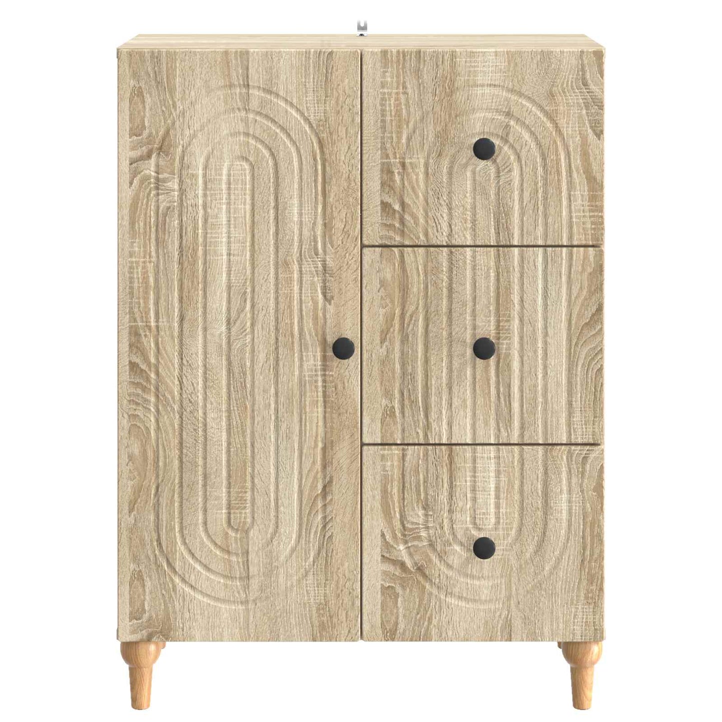 Serviesskap Sonoma eik 66 x 34,5 x 90 cm Konstruert tre