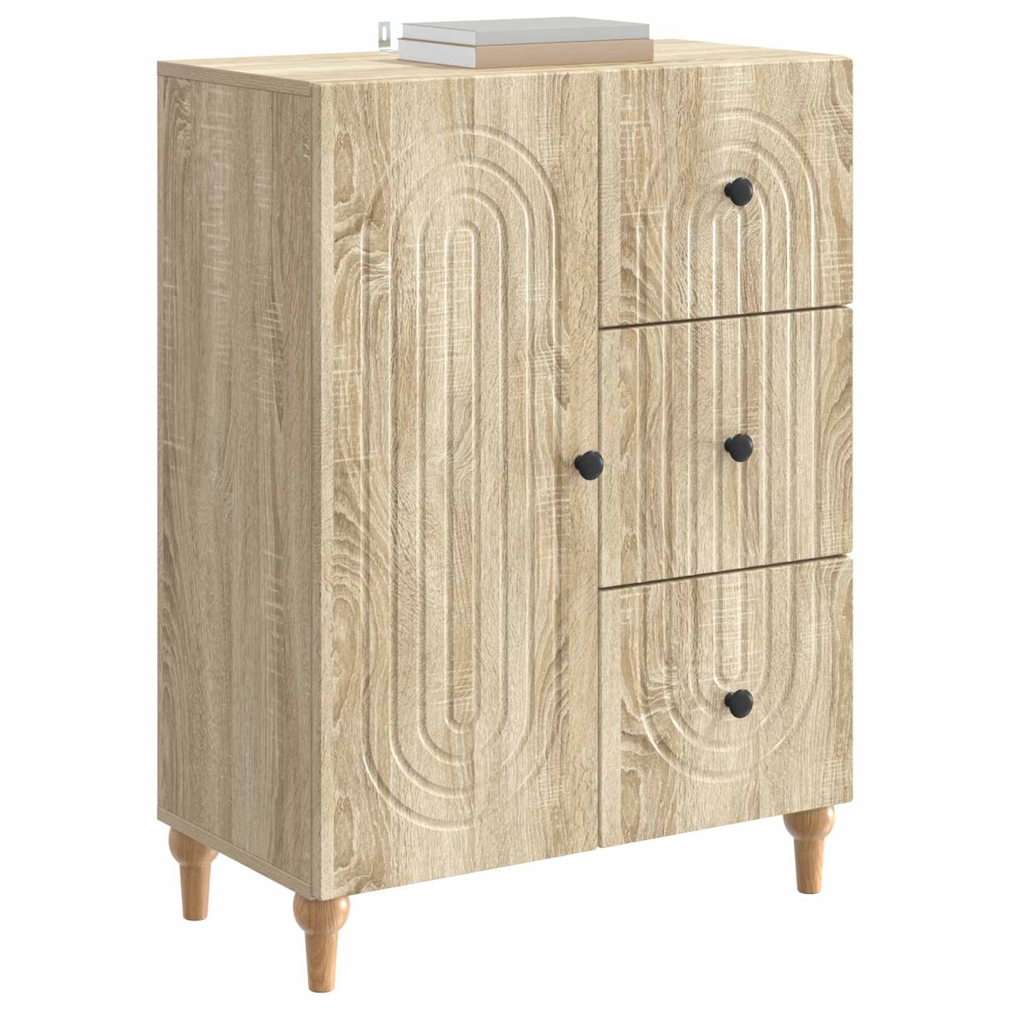 Serviesskap Sonoma eik 66 x 34,5 x 90 cm Konstruert tre
