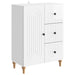 Serviesskap Høgglans hvit 66 x 34,5 x 90 cm Konstruert tre
