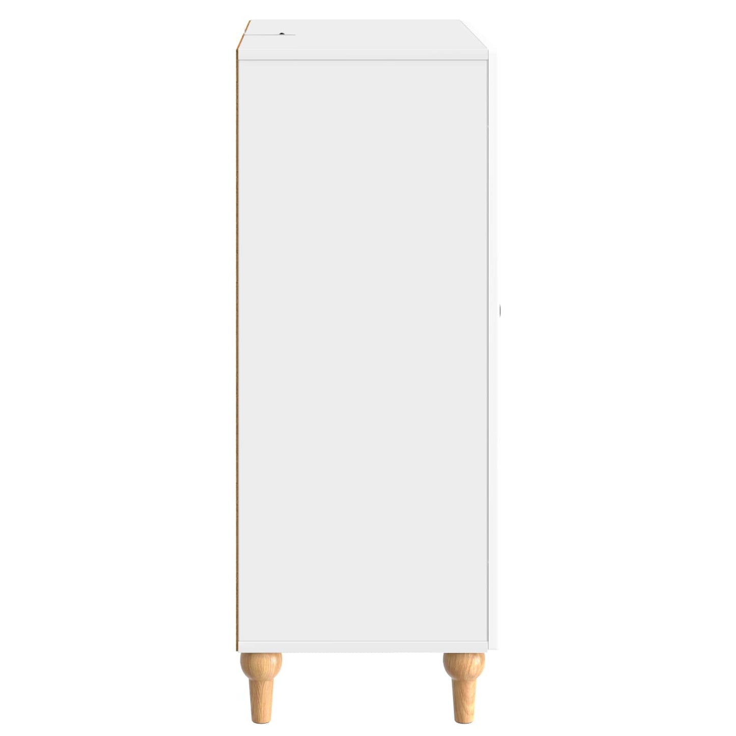 Serviesskap Høgglans hvit 66 x 34,5 x 90 cm Konstruert tre