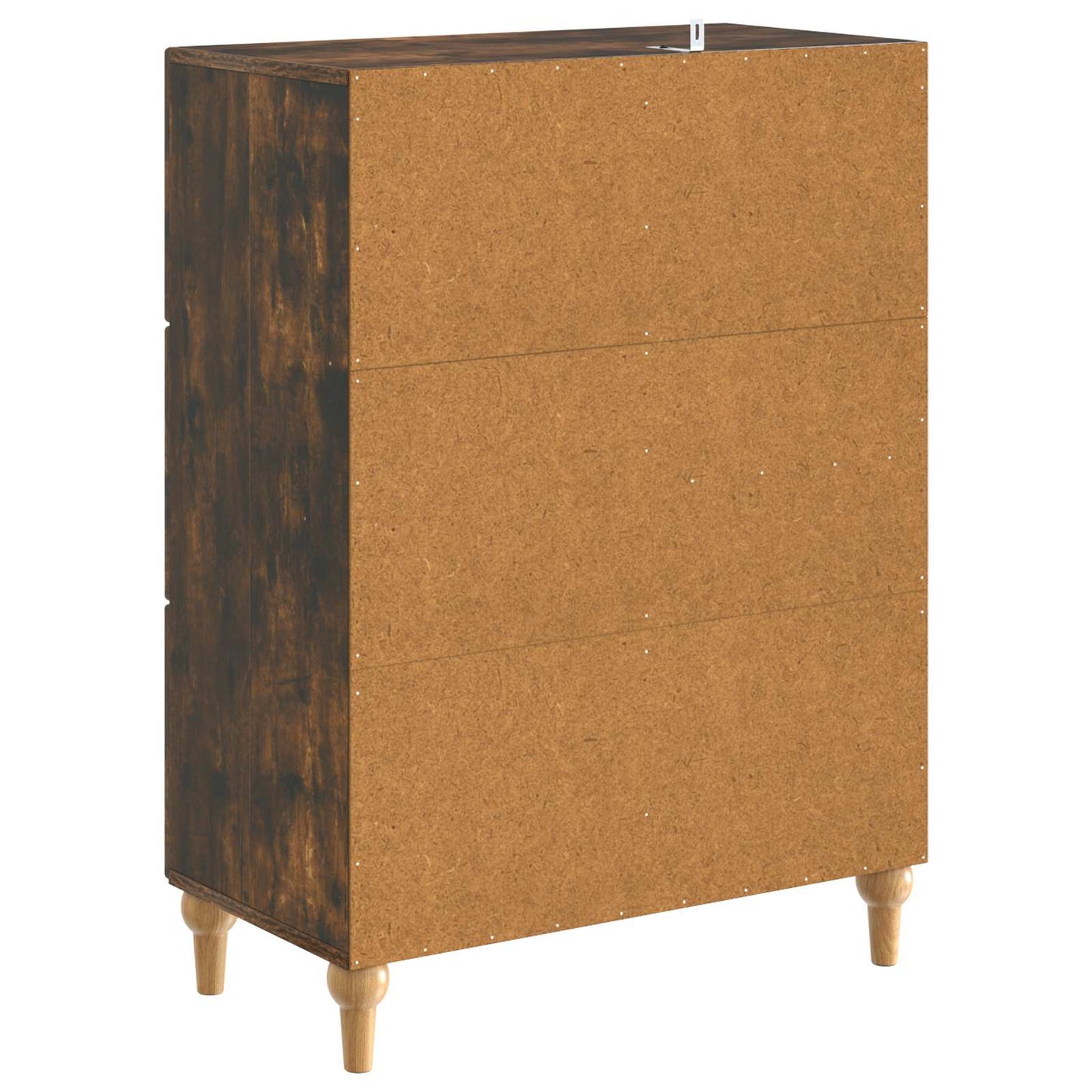 Serviesskap med skuff Røkt Eik 66 x 34,5 x 90 cm Konstruert tre