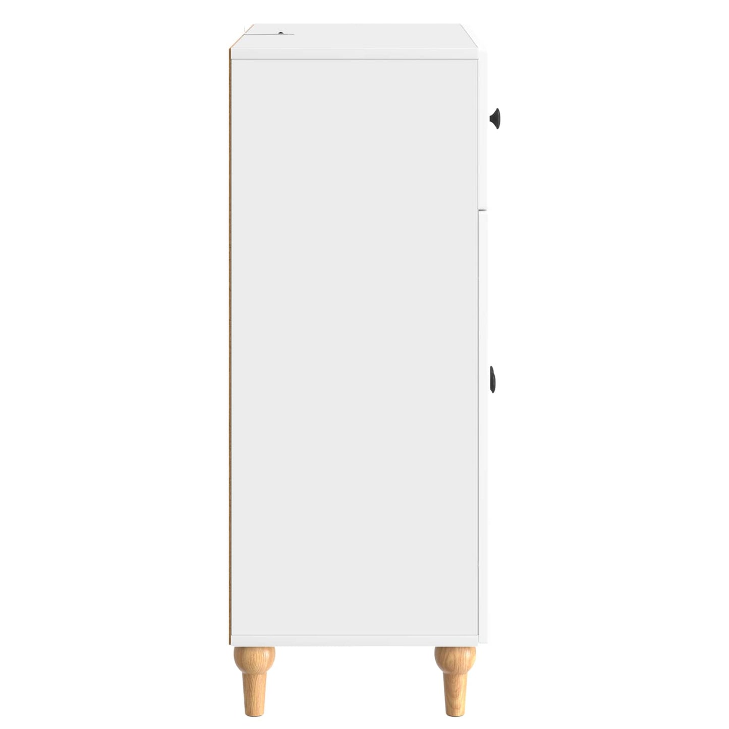 Serviesskap Høgglans hvit 66 x 34,5 x 90 cm Konstruert tre