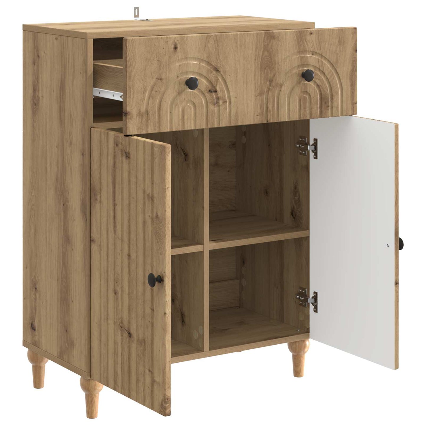 Serviesskap Artisan eik 66 x 34,5 x 90 cm Konstruert tre
