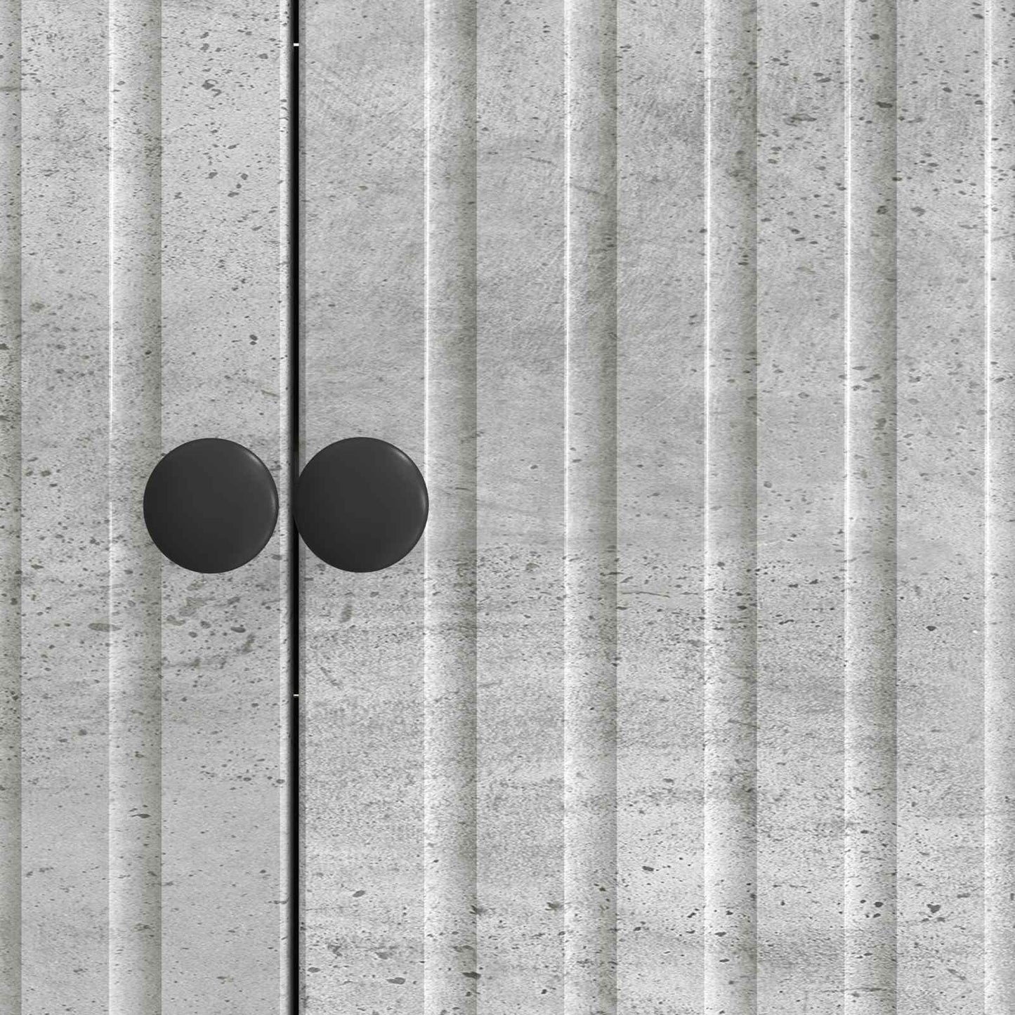 Serviesskap Betonggrå 89 x 34,5 x 80 cm Konstruert tre