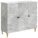 Serviesskap Betonggrå 89 x 34,5 x 80 cm Konstruert tre