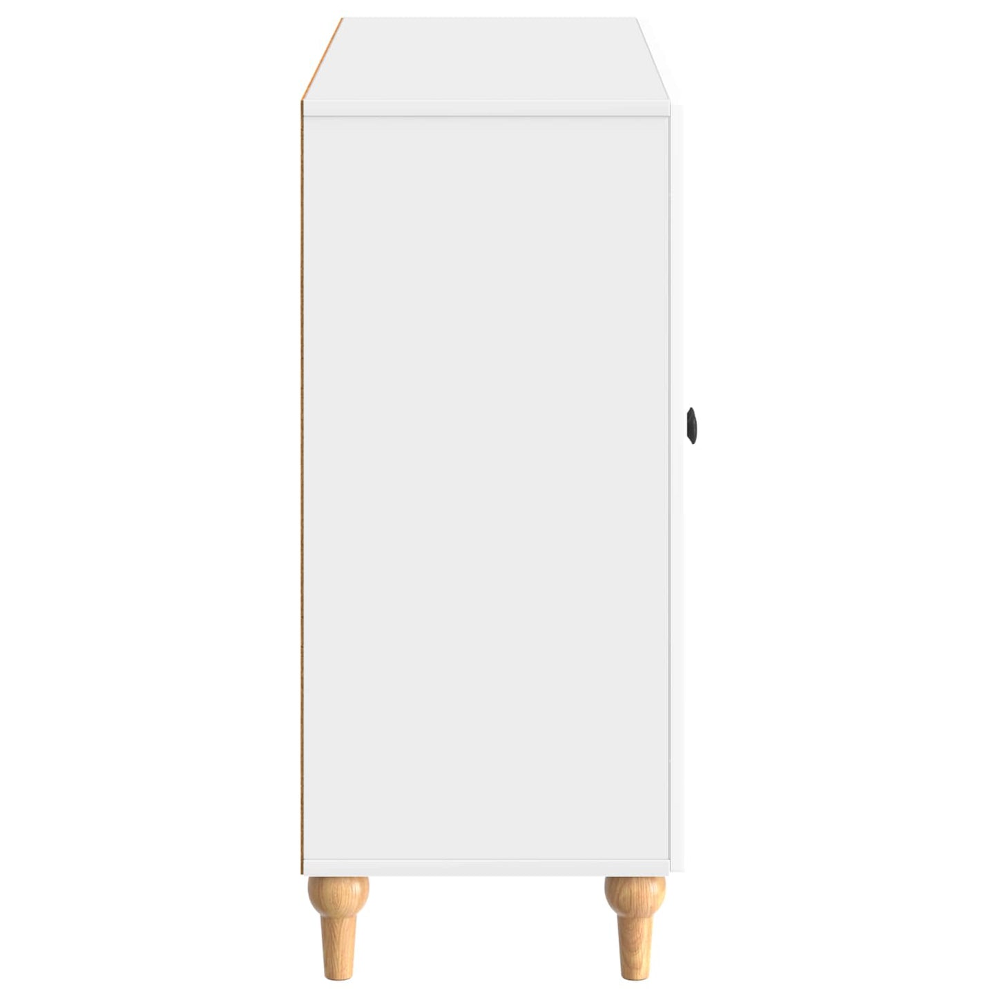 Serviesskap Høgglans hvit 89 x 34,5 x 80 cm Konstruert tre