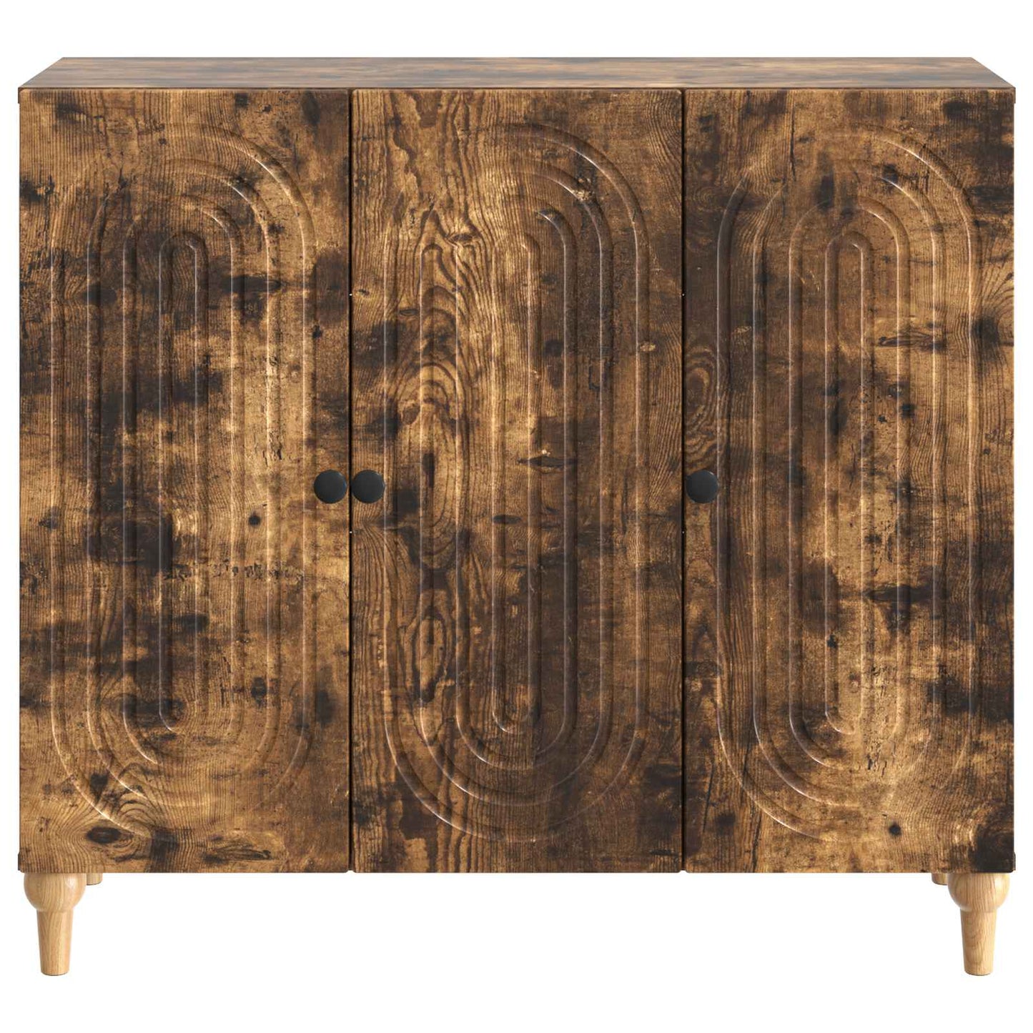 Serviesskap Røkt Eik 89 x 34,5 x 80 cm Konstruert tre