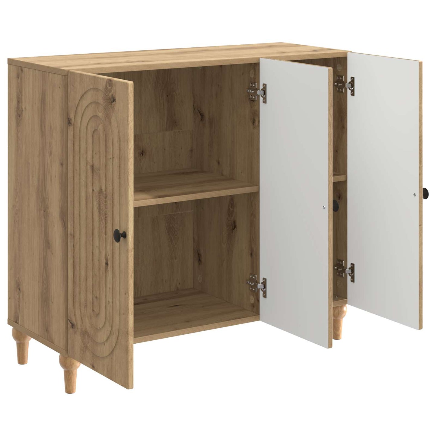 Serviesskap Artisan eik 89 x 34,5 x 80 cm Konstruert tre