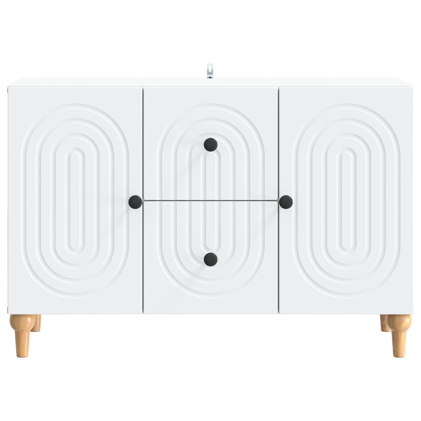 TV-skap med skuff Hvit 89 x 34,5 x 60 cm Konstruert tre