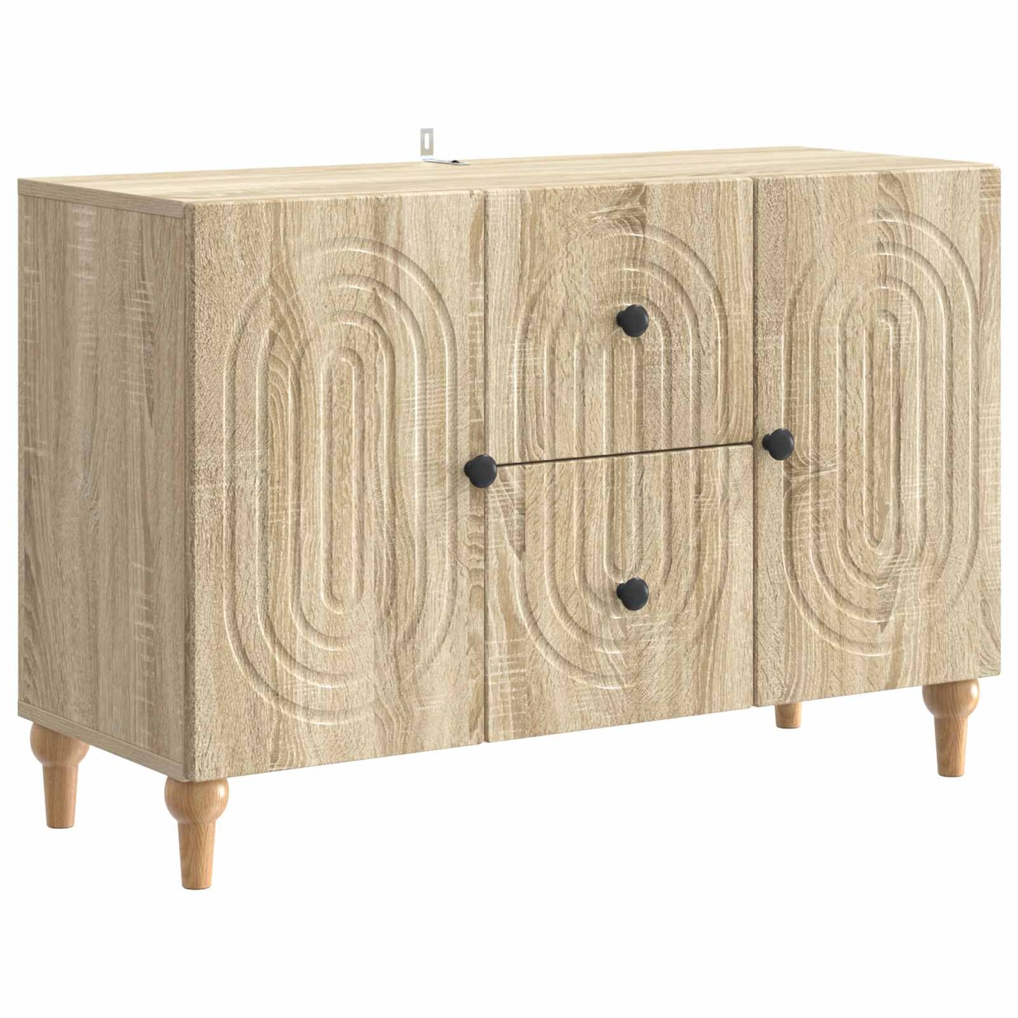 TV-skap med skuff Sonoma eik 89 x 34,5 x 60 cm Konstruert tre