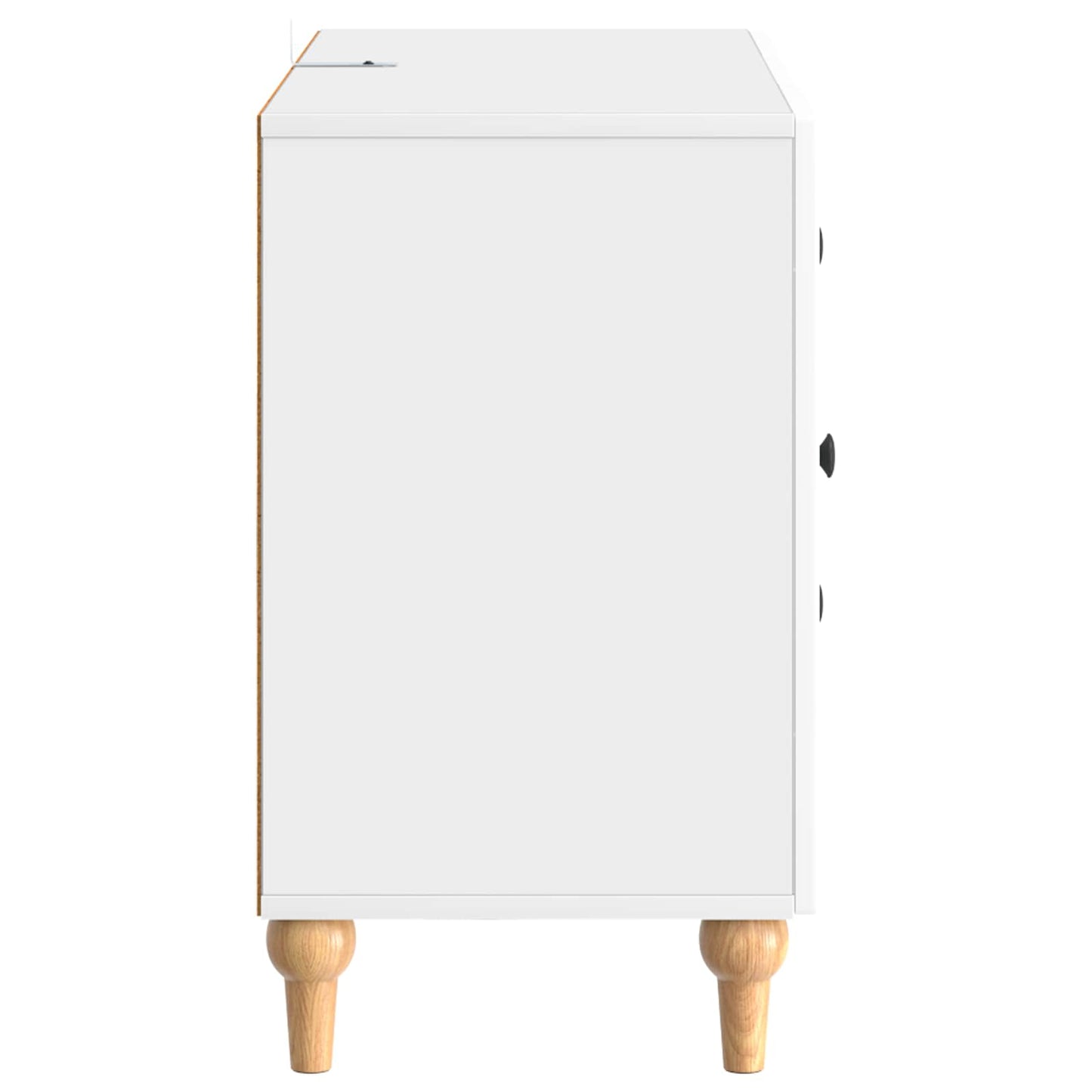 TV-skap Høgglans hvit 89 x 34,5 x 60 cm Konstruert tre