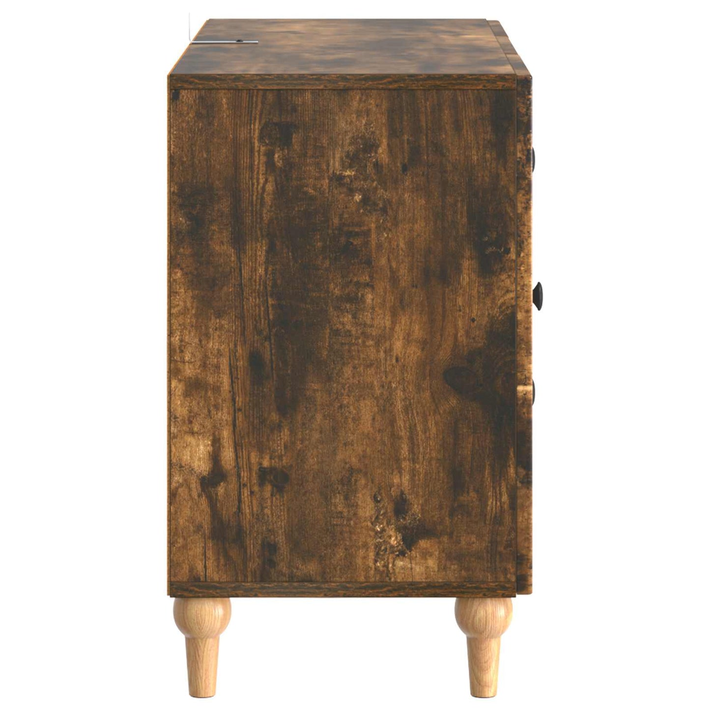 TV-skap Røkt Eik 89 x 34,5 x 60 cm Konstruert tre