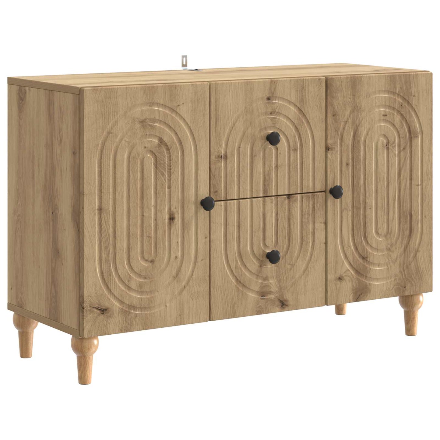 TV-skap med skuff Artisan eik 89 x 34,5 x 60 cm Konstruert tre