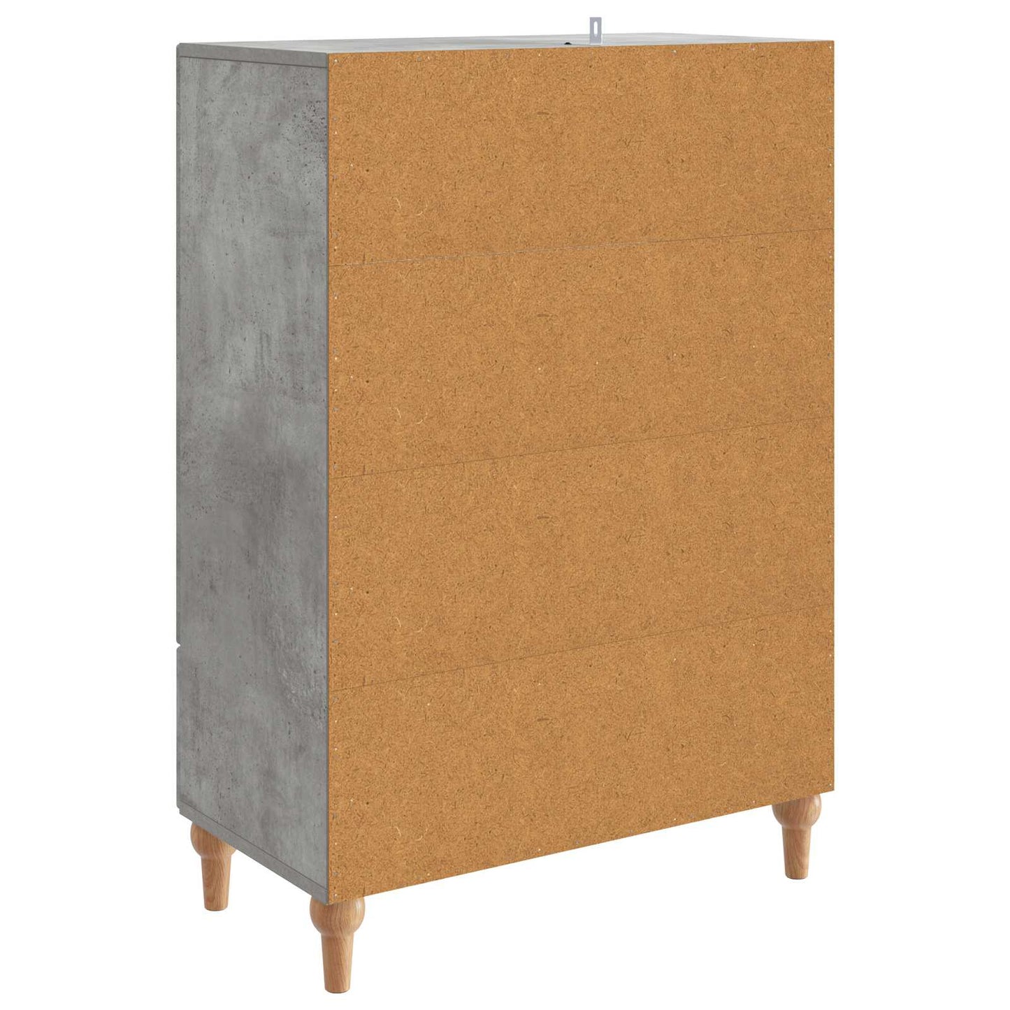Serviesskap Betonggrå 66 x 34,5 x 95 cm Konstruert tre