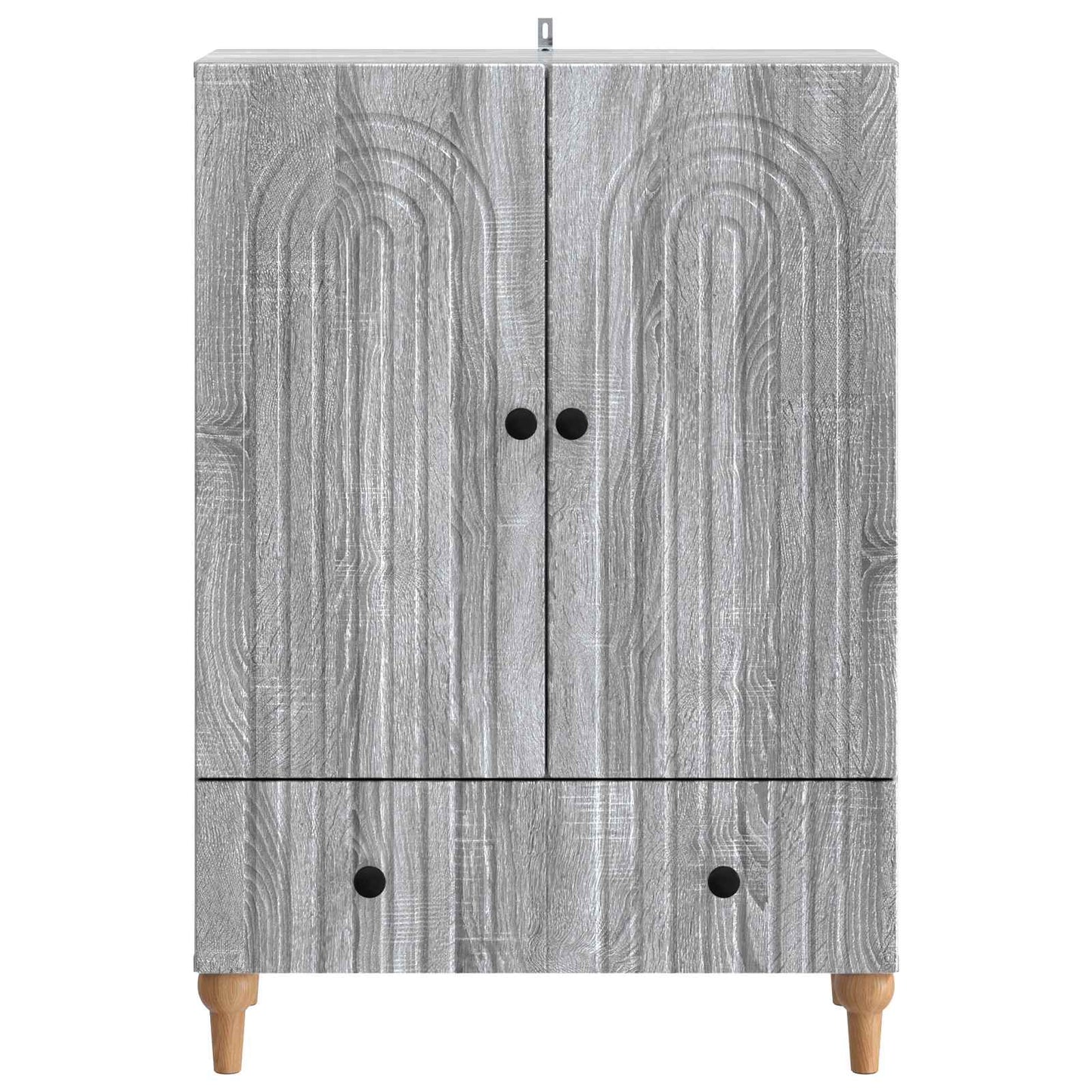 Serviesskap Grå sonoma 66 x 34,5 x 95 cm Konstruert tre