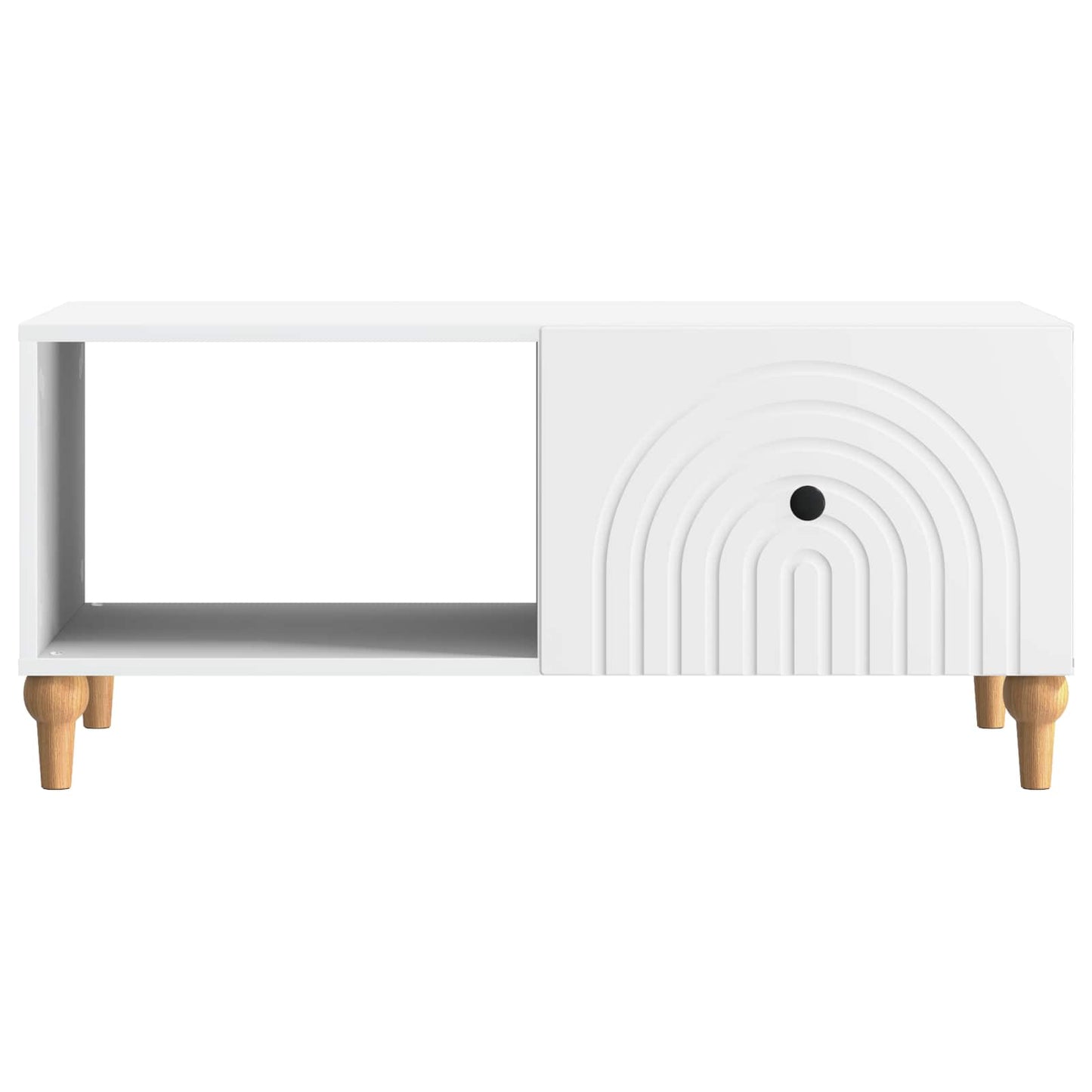 Kaffebord Hvit 90 x 50 x 40 cm Konstruert tre